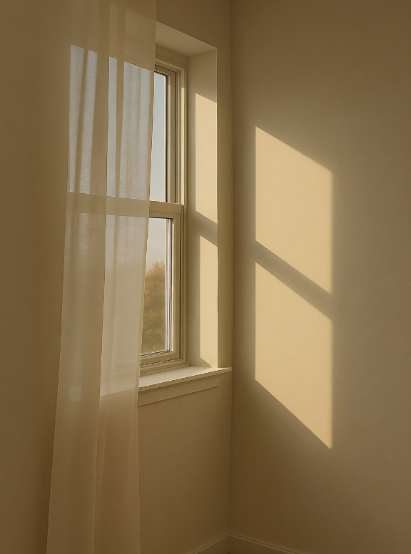 Licht durch Fenster
